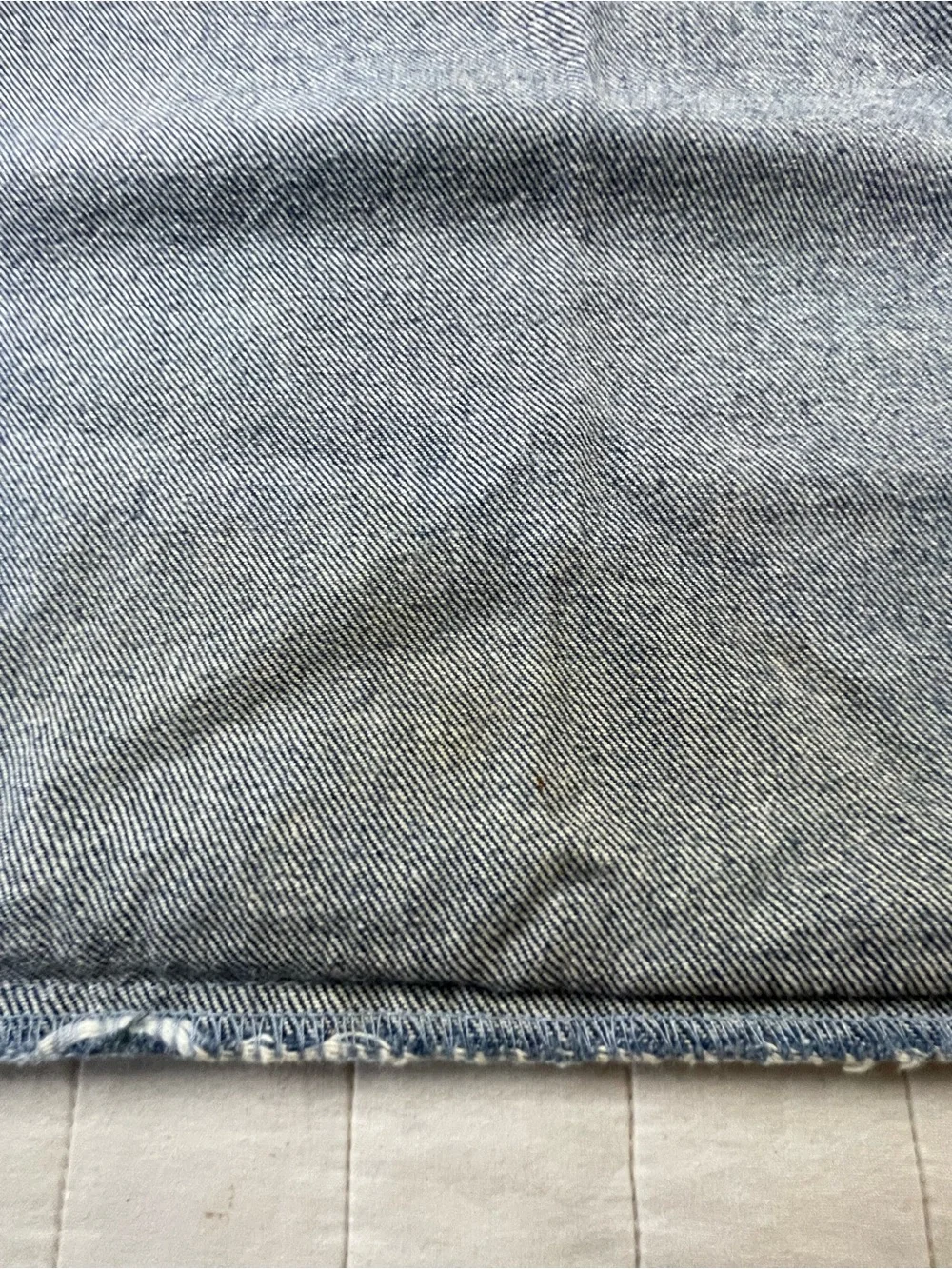 VTG 90s GUESS acid washed Denim Tote Bag in Washed Blue with Logo